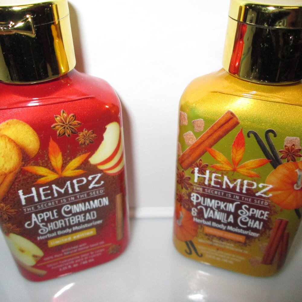 Hempz Travel size Lotions Apple & Pumpkin Limited edition from 2024 Christmas - Picture 2 of 3